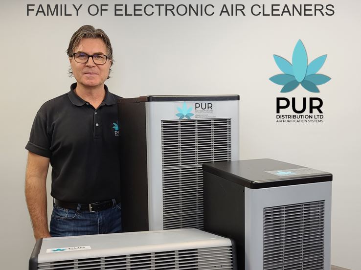 PUR electronic air cleaners